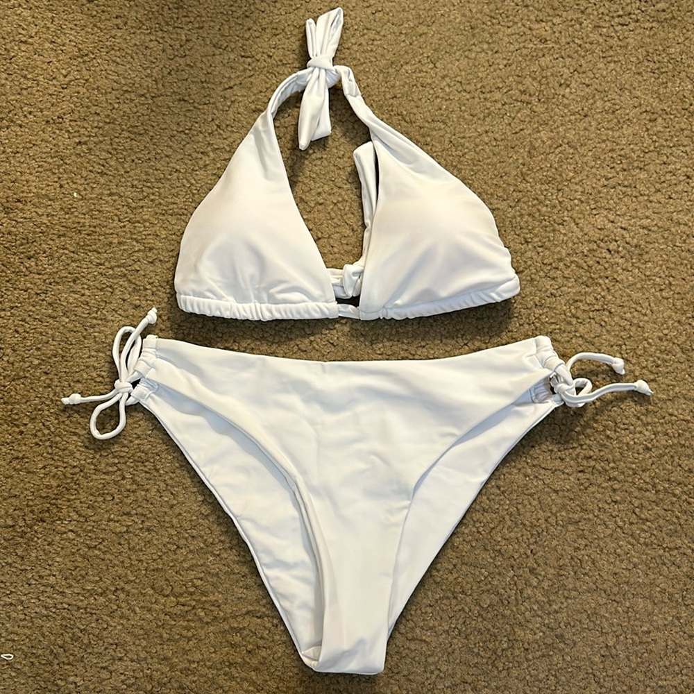 White bikini size medium